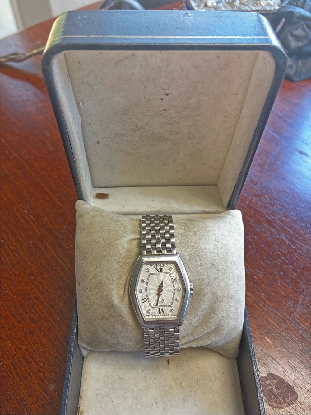 Bedat & Co. Ladies Watch No.3 Ref 306 Stainless Steel Diamond Dial New Battery